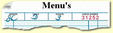 Menu's